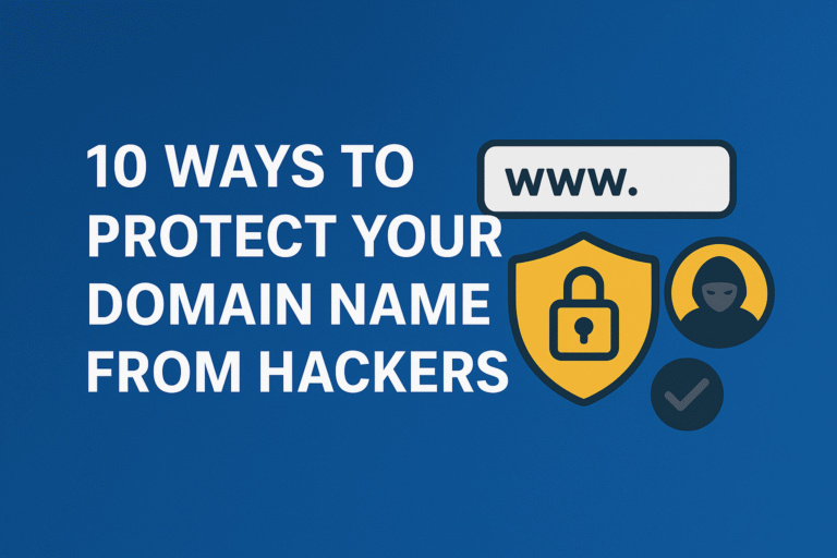 10 Ways to Protect Your Domain Name From Hackers