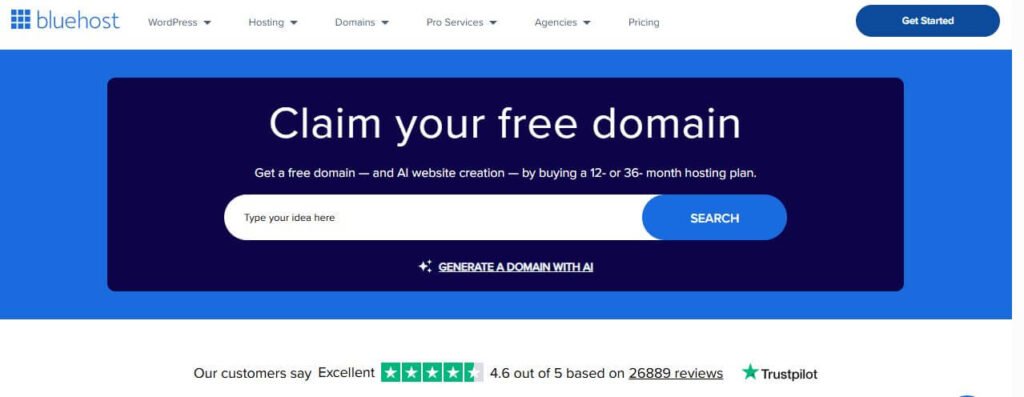 Does Bluehost Give You a Free Domain Yes