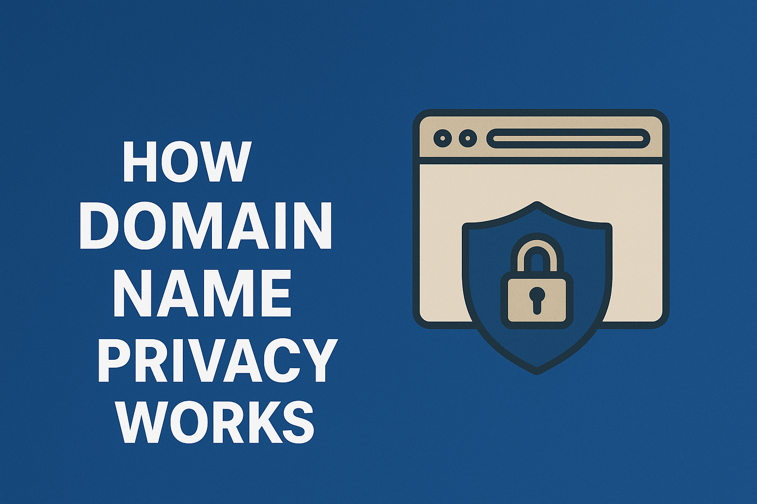 How Domain Name Privacy Works