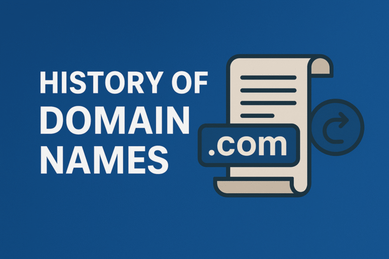 The History of Domain Names and the First Domains Ever Registered