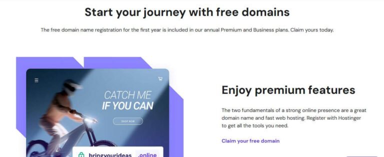 How to Get a Free Domain Name with Hostinger