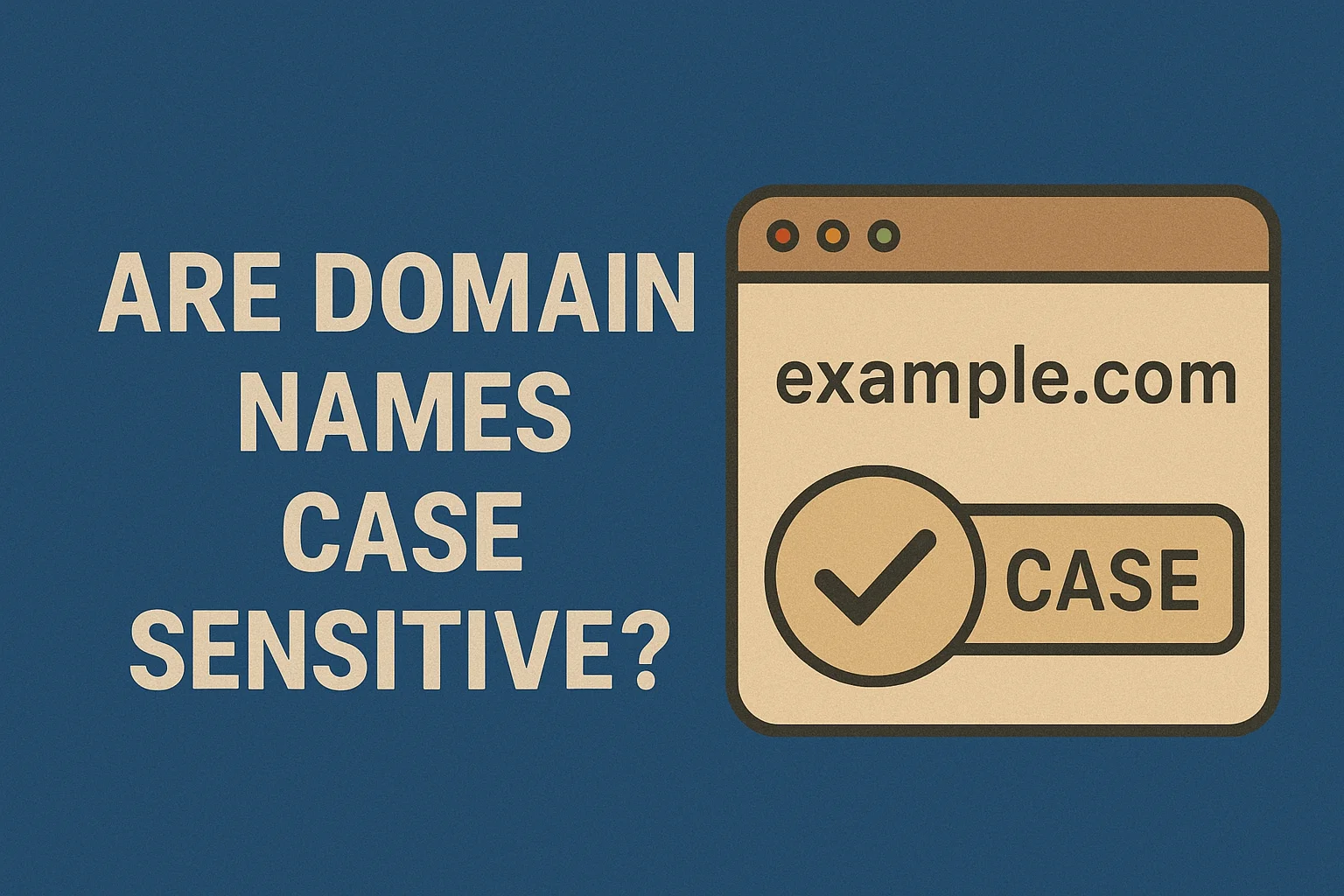 Are Domain Names Case Sensitive?